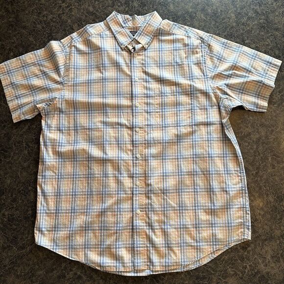 lot of 3 mens XXL Button Short sleeve Shirts & Nike Golf Pullover vest Roundtree - Picture 10 of 14